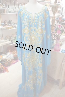 画像1: ハリージドレス　水色　