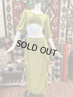 画像1: 黄緑　レッスンウエア　L(DGREL)