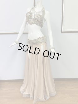 画像4: ブラベルト&スカート　ライトグリーン&ベージュ