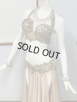 画像5: ブラベルト&スカート　ライトグリーン&ベージュ