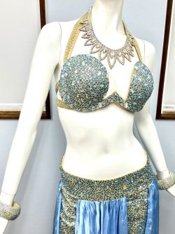 画像6: エジプト製コスチューム　水色