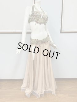 画像6: ブラベルト&スカート　ライトグリーン&ベージュ