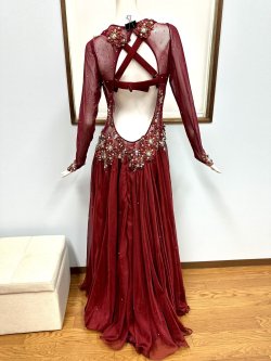 画像6: ●新作●MIDO　ワインレッドワンピース