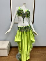 エジプト製コスチューム　蛍光グリーン