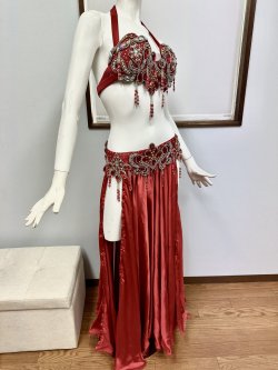 画像5: エジプト製コスチューム　レッド　※気になる部分あり