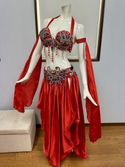 画像6: エジプト製コスチューム　レッド