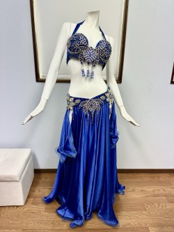 画像1: エジプト製コスチューム　ブルー