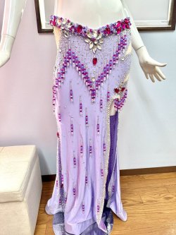 画像2: エジプト製コスチューム　ライトパープル