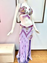 エジプト製コスチューム　ライトパープル