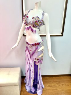 画像6: エジプト製コスチューム　ライトパープル