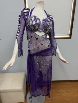 画像1: バラディ•サイーディドレス　パープル