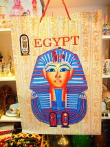 画像: エジプト製 手提げ袋Lサイズ ツタンカーメン