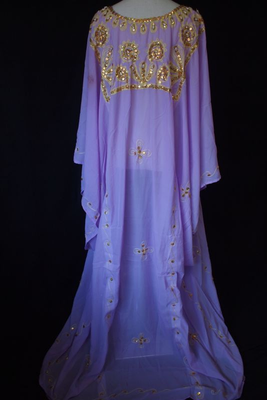 画像2: ハリージドレス　薄い紫